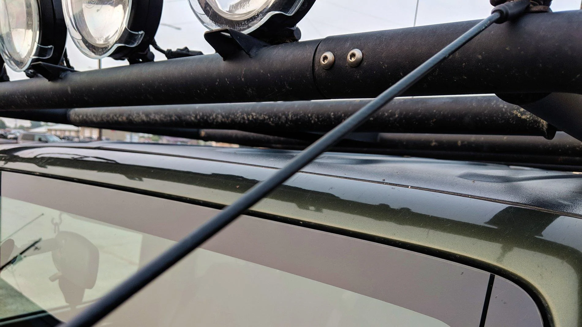 Jeep Gladiator Fold down windshield? TransAmerica Trail, Aug-Sep 18, Post-trip, CP_075929, Mark's Windshield Fram