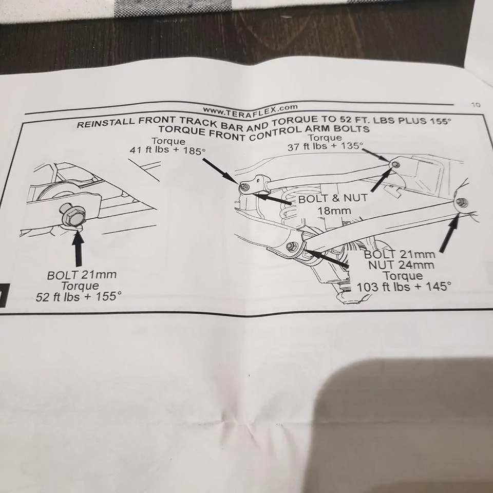 Jeep Gladiator TeraFex Instructions ?? / Came From JK World 82526260_2974881965856345_5058830197416001536_o