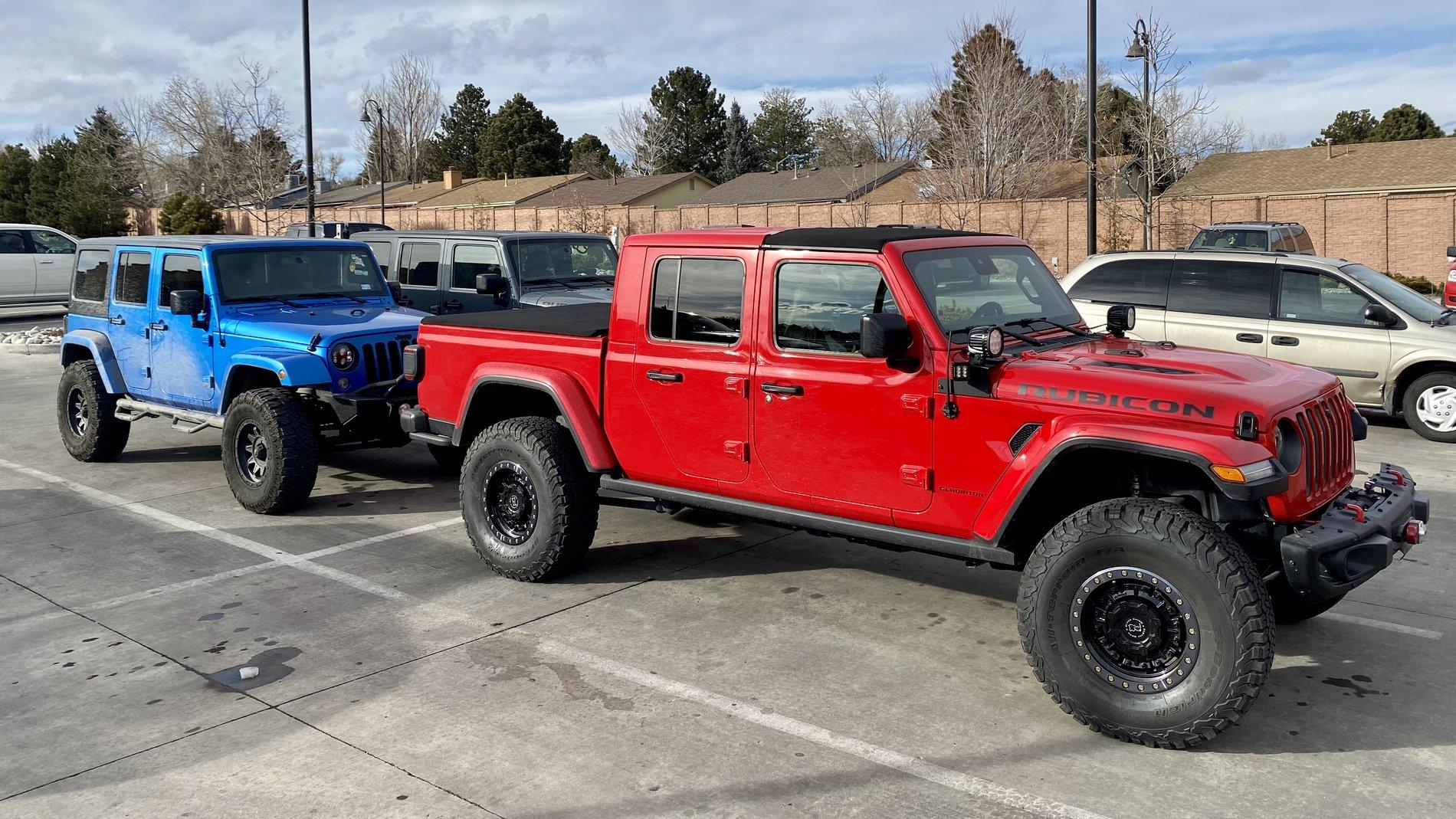 Jeep Gladiator Lets see all those Gladiators with lifts and bigger tires! 11507C08-5E2C-474D-A06F-BE6F52147C0A