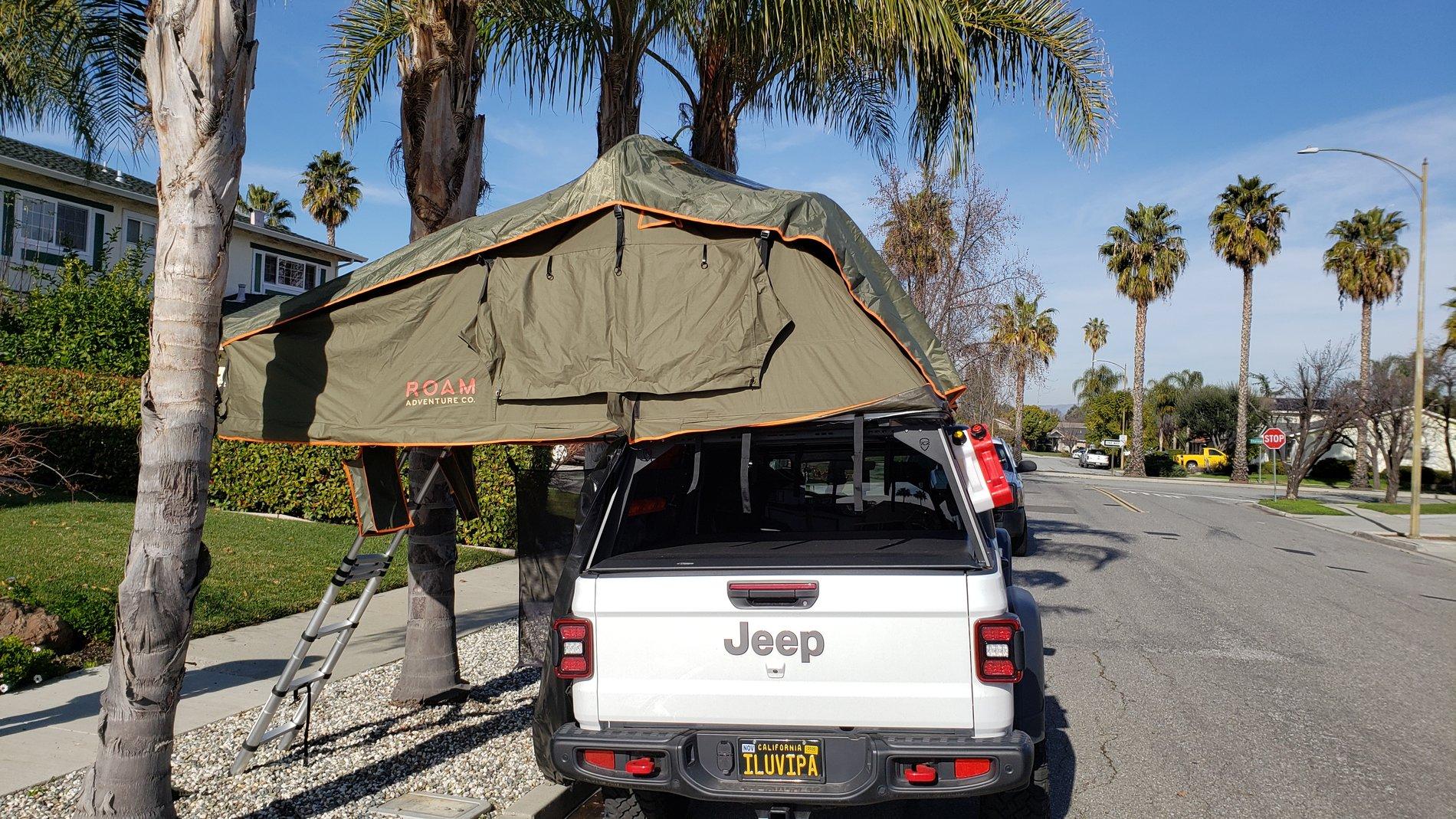 Jeep Gladiator Bed Rack and Roof Top Tents 20200118_132802