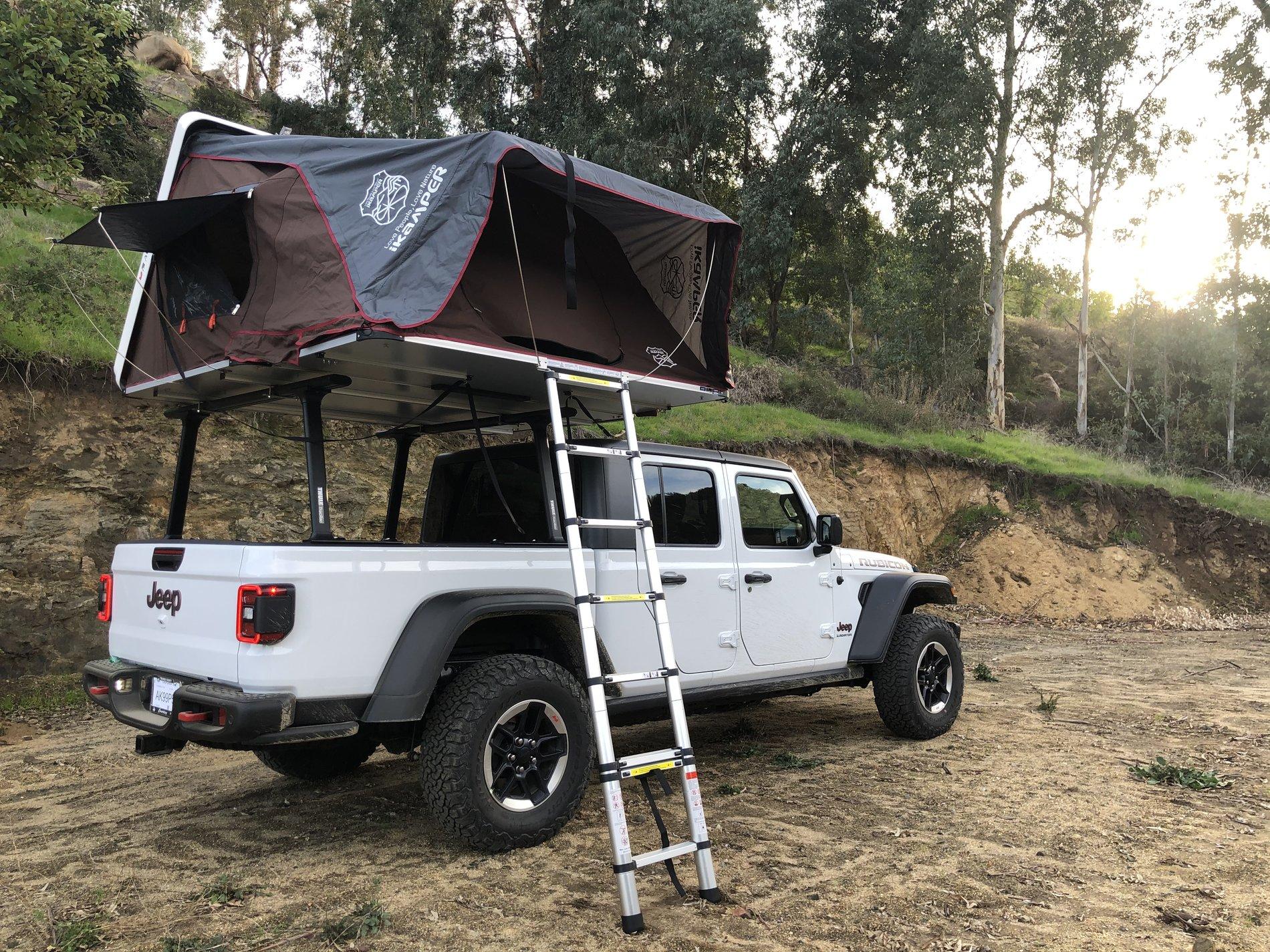 Jeep Gladiator Bed Rack and Roof Top Tents 395713CC-7980-4FCB-B7C3-CB60F8C05633