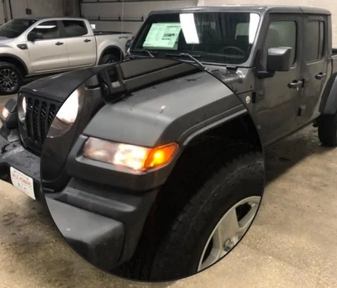 Jeep Gladiator Body color fenders available for Sport! mt