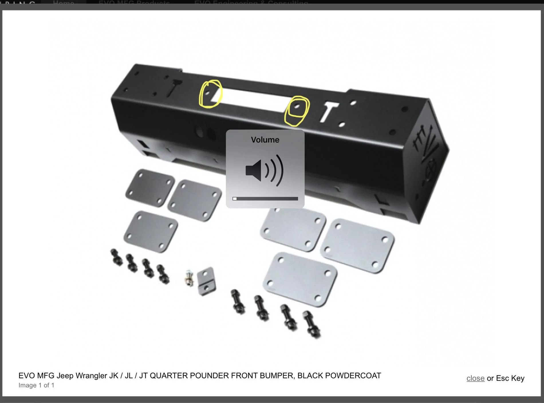 Jeep Gladiator Light on EVO Quarter Pounder A34110FC-F34C-4C09-B426-F419CE2B322C