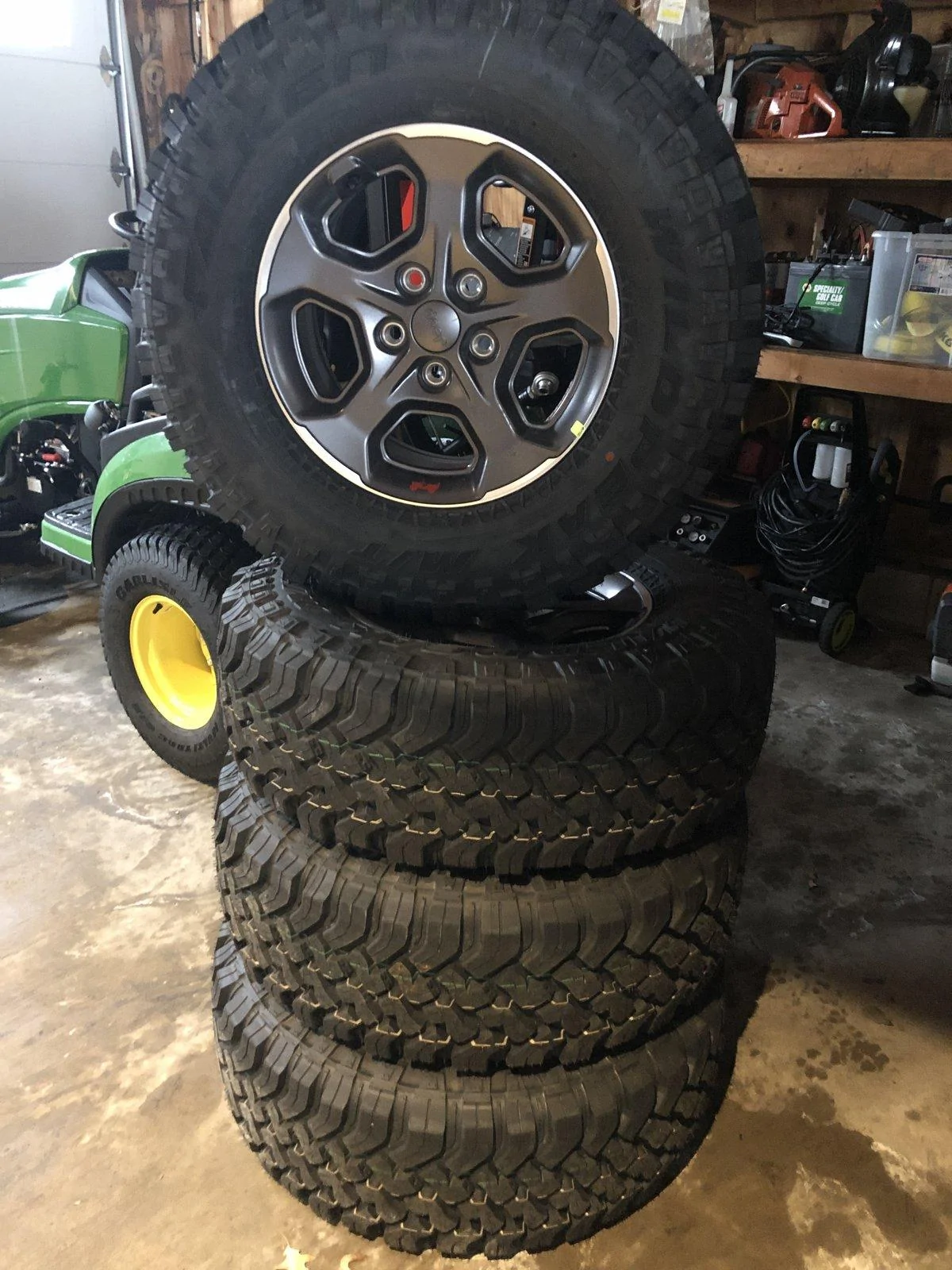 Jeep Gladiator WTB Rubicon takeoff wheels with tires IMG_2741