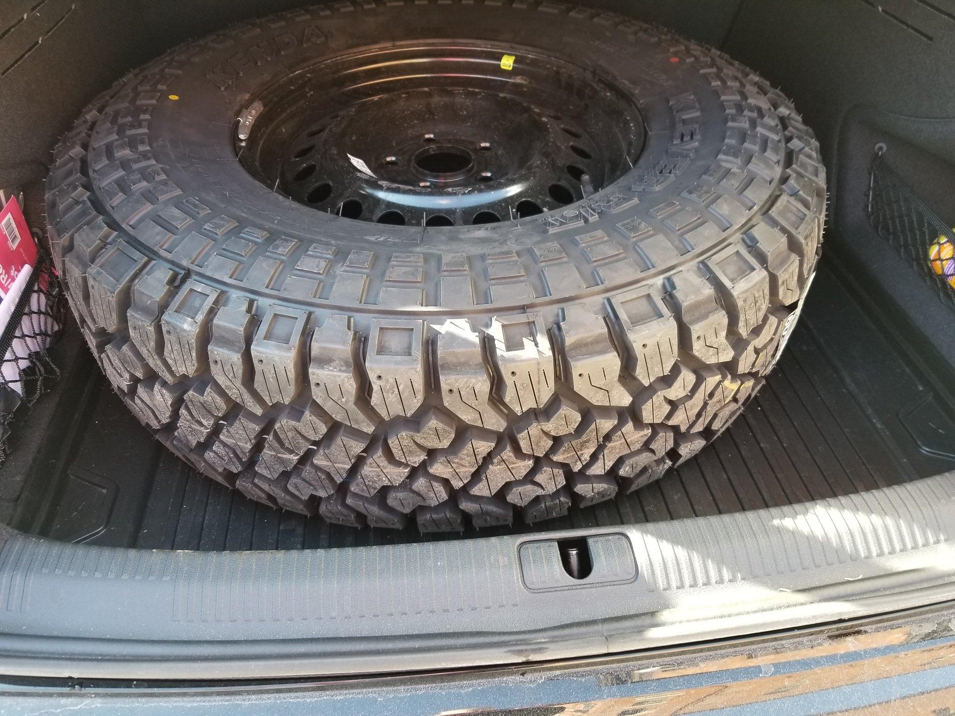 Jeep Gladiator Should I exactly match the spare or not?  What's your opinion 20200122_124357