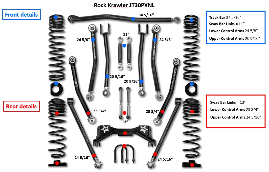 Jeep Gladiator Rock Krawler 3" X Factor JT System upload_2020-1-23_13-9-44