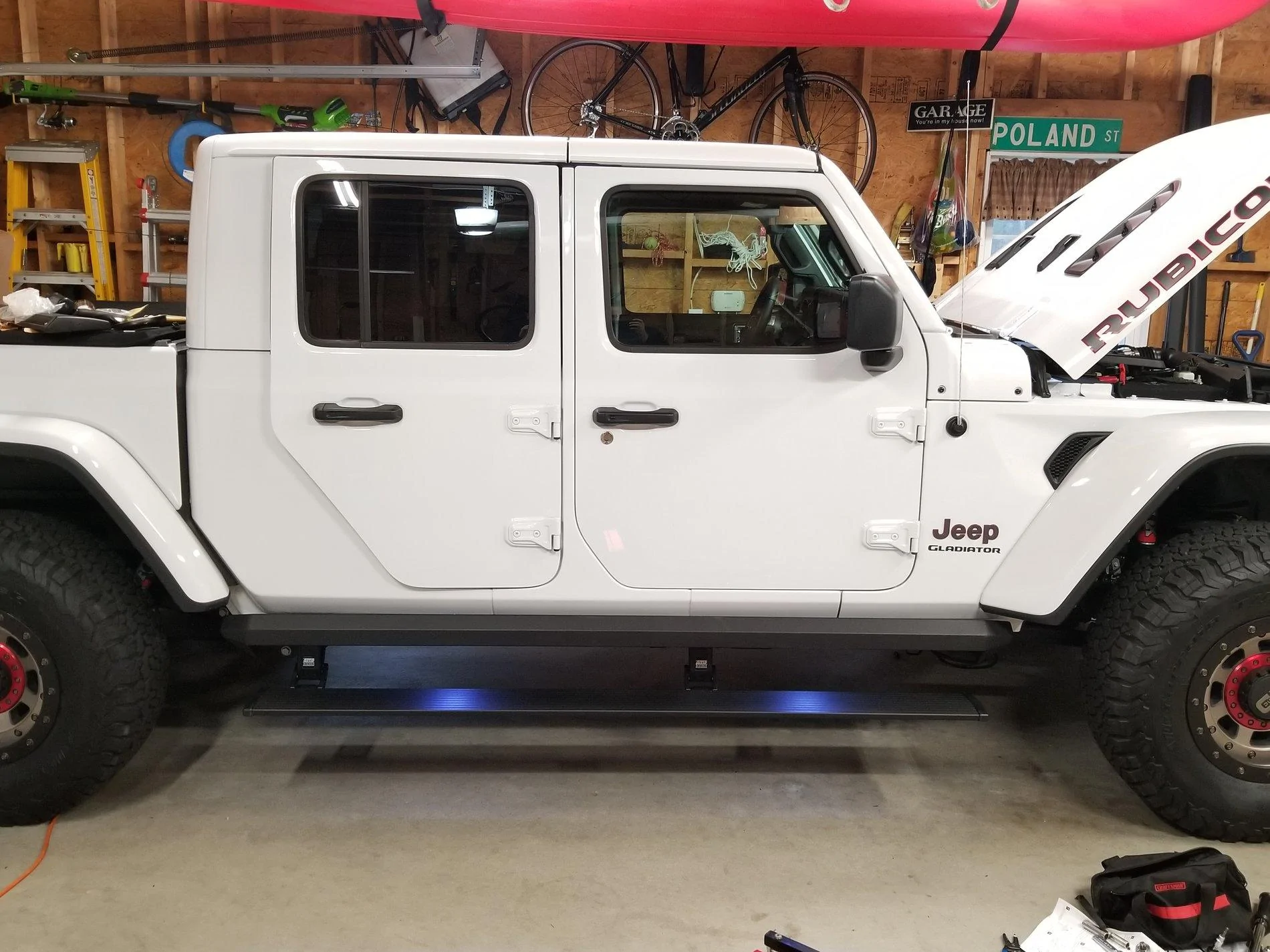 Jeep Gladiator Well this project took way too long - Amp Powersteps 20200125_151714