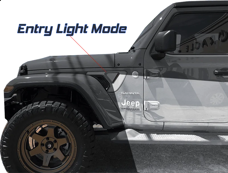 Jeep Gladiator *New Product* Jeep Wrangler JL SideTrack Lighting System JL_Fender_LED.5