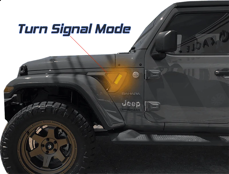 Jeep Gladiator *New Product* Jeep Wrangler JL SideTrack Lighting System JL_Fender_LED.6