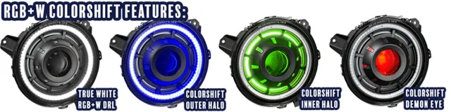 Jeep Gladiator PRE-ORDER: RGB Oculus Bi-LED Headlights! 10% off and Ships in March! 49451242363_a235551307_z