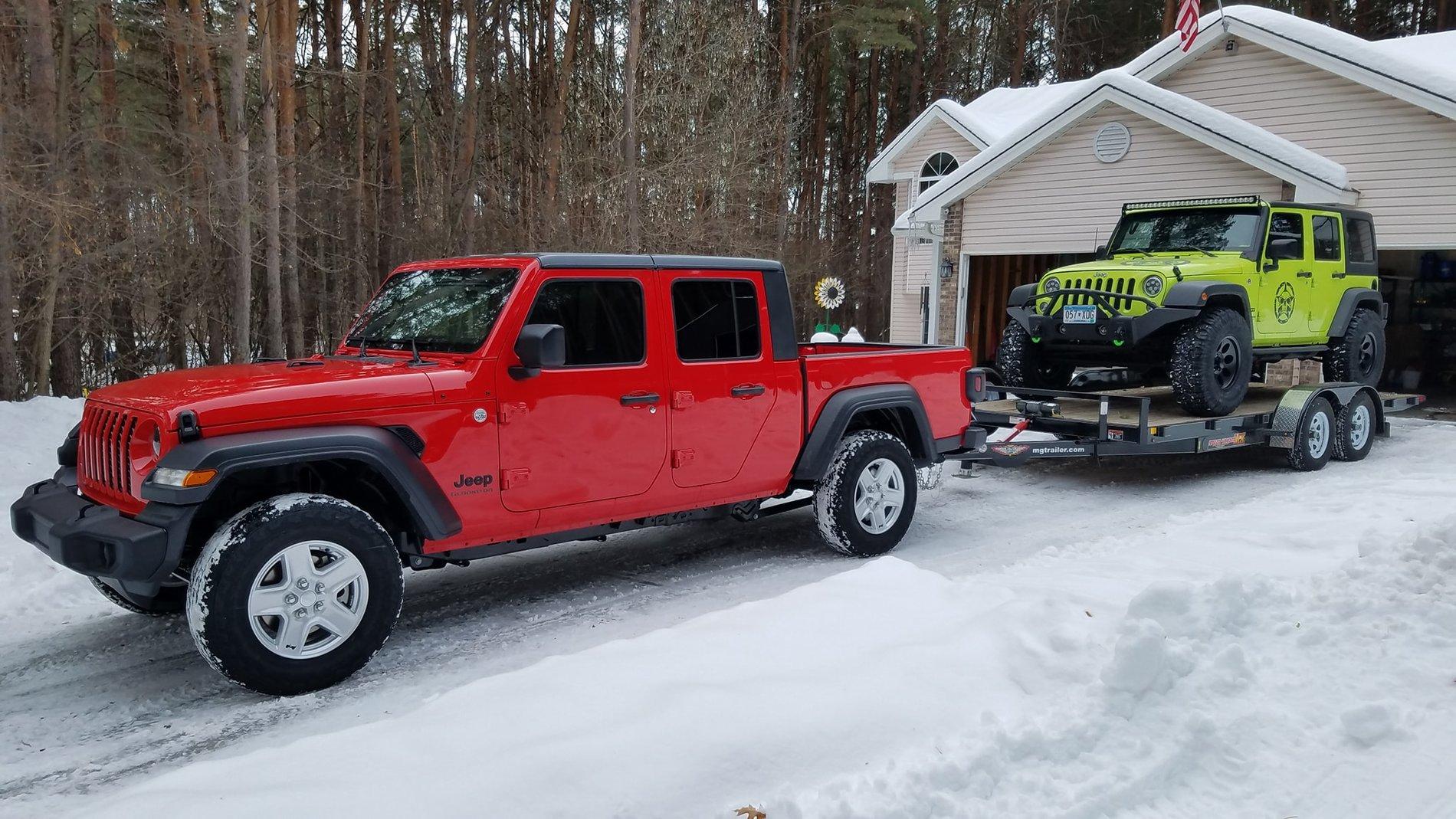 Jeep Gladiator FIRECRACKER RED Gladiator JT Club gladiator towin