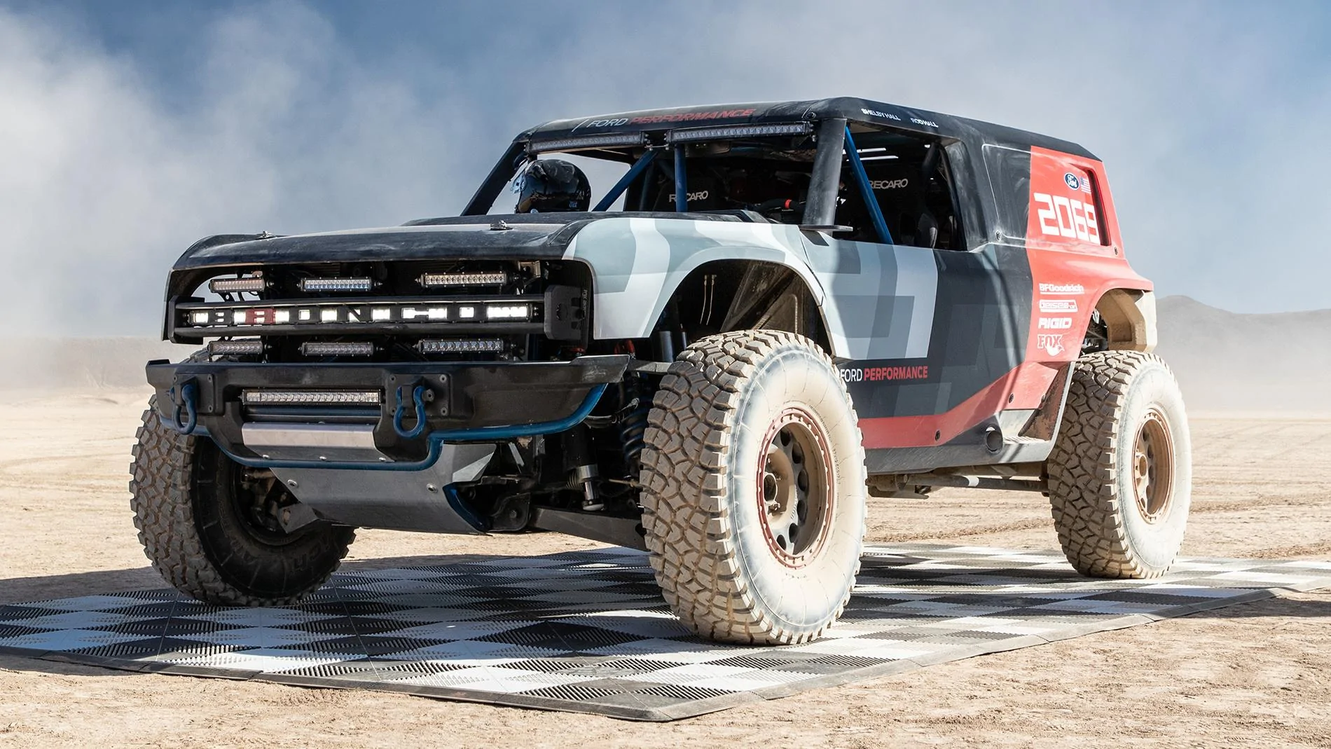 Jeep Gladiator Body color fenders available for Sport! Ford-Bronco-R-Race-Prototype-14