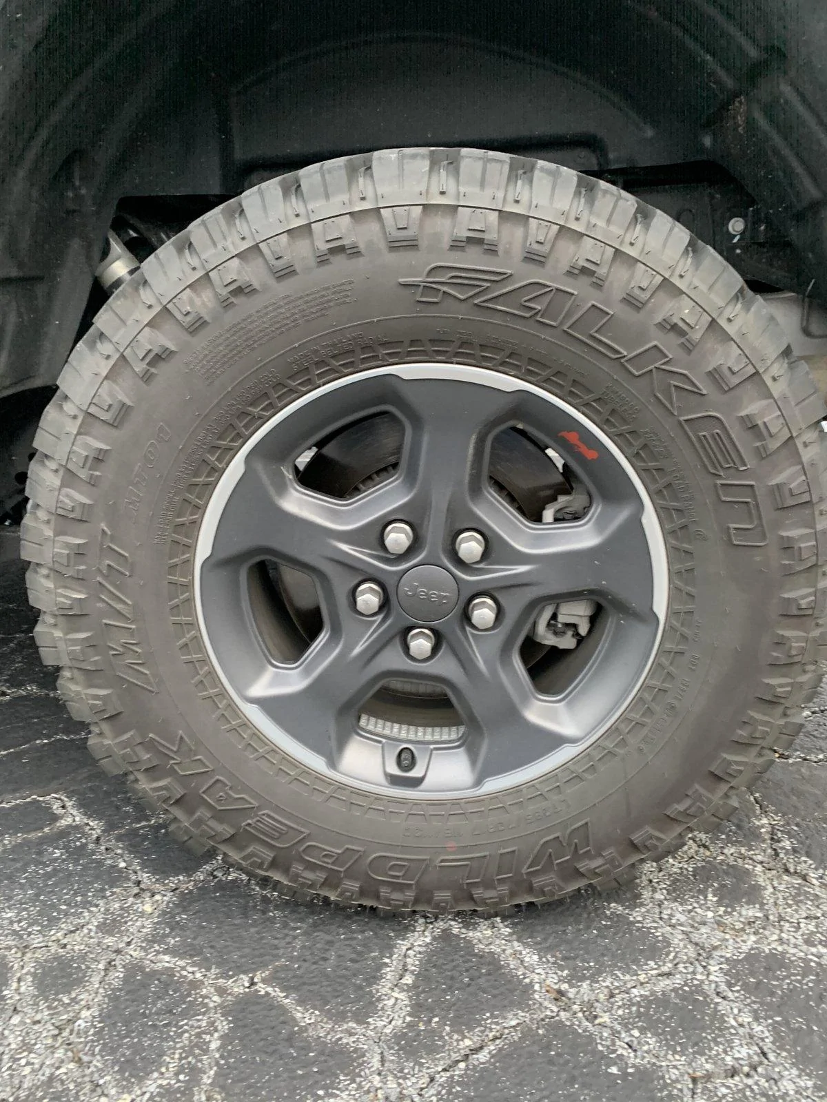 Jeep Gladiator Rubicon Wheels and tires IMG_2993