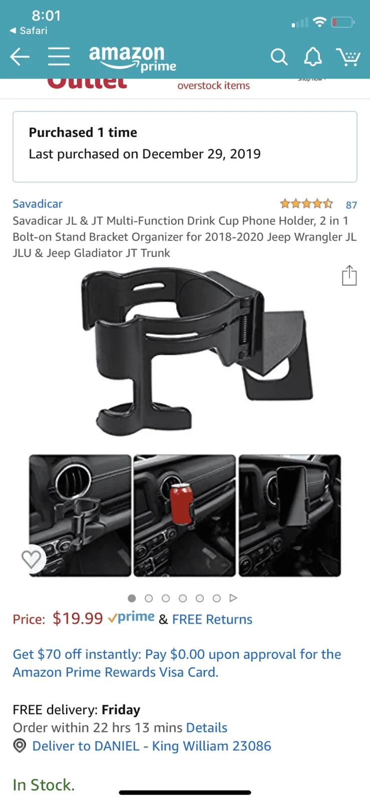 Jeep Gladiator What is everyone doing for cell phone mounting? FBF86316-0E49-457F-A9D2-F2A5ADCA1148