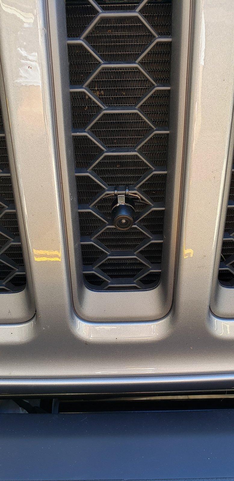 Jeep Gladiator Zautomotive Front Camera Install 20200202_144438