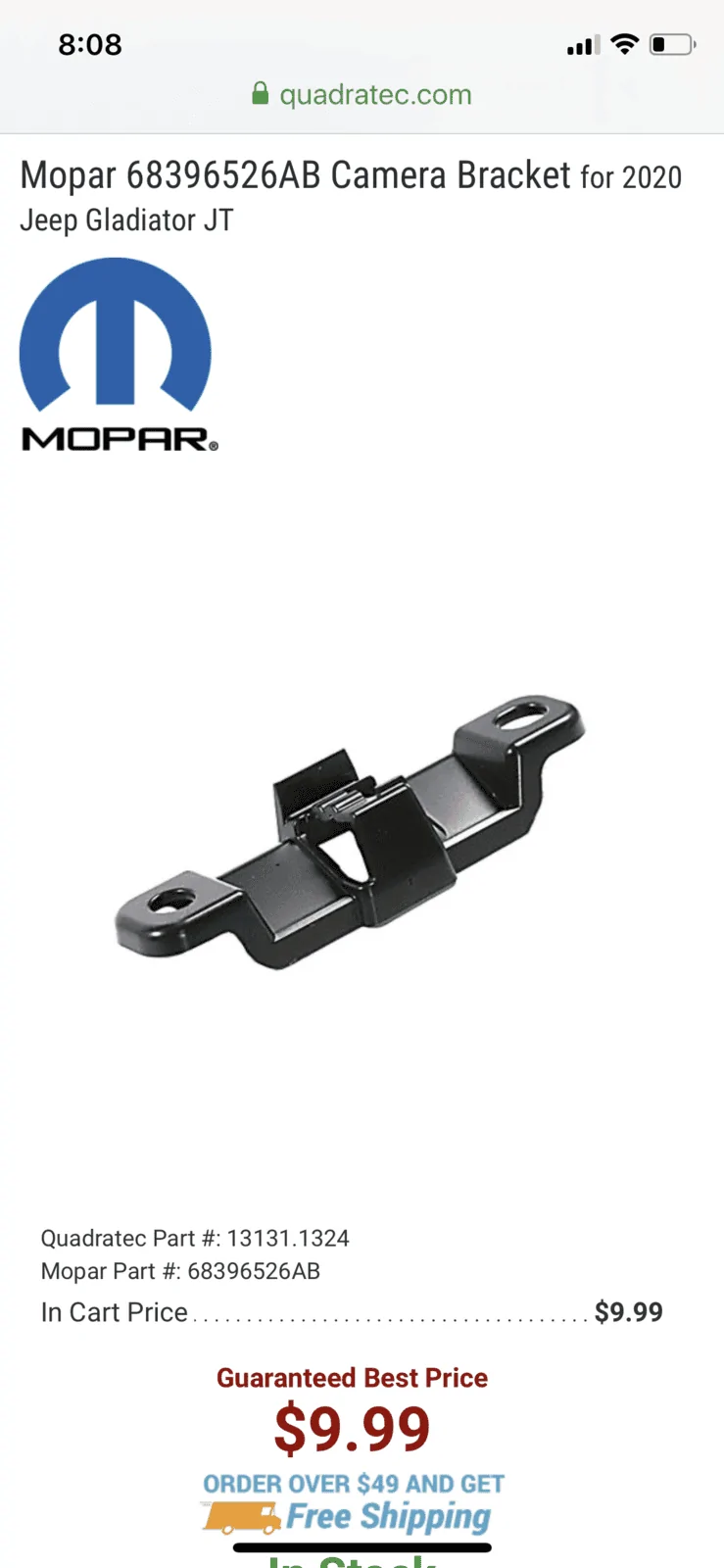 Jeep Gladiator Dealer installed TrailCam? 044083CC-C42D-4E43-871F-009ADCEA24C0
