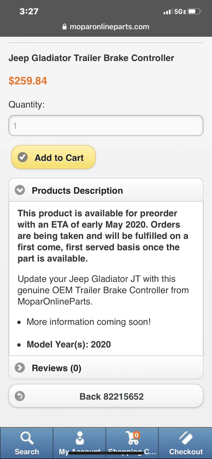 Jeep Gladiator Factory Trailer Brake Controller releases ...EDIT: STILL WAITING FA35160A-8A61-4175-A8F5-4857C1A730A8
