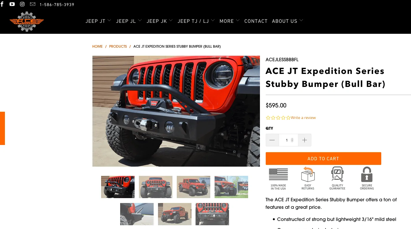 Jeep Gladiator JTR Spartacus Build Journal Screen Shot 2020-02-04 at 12.31.49 PM