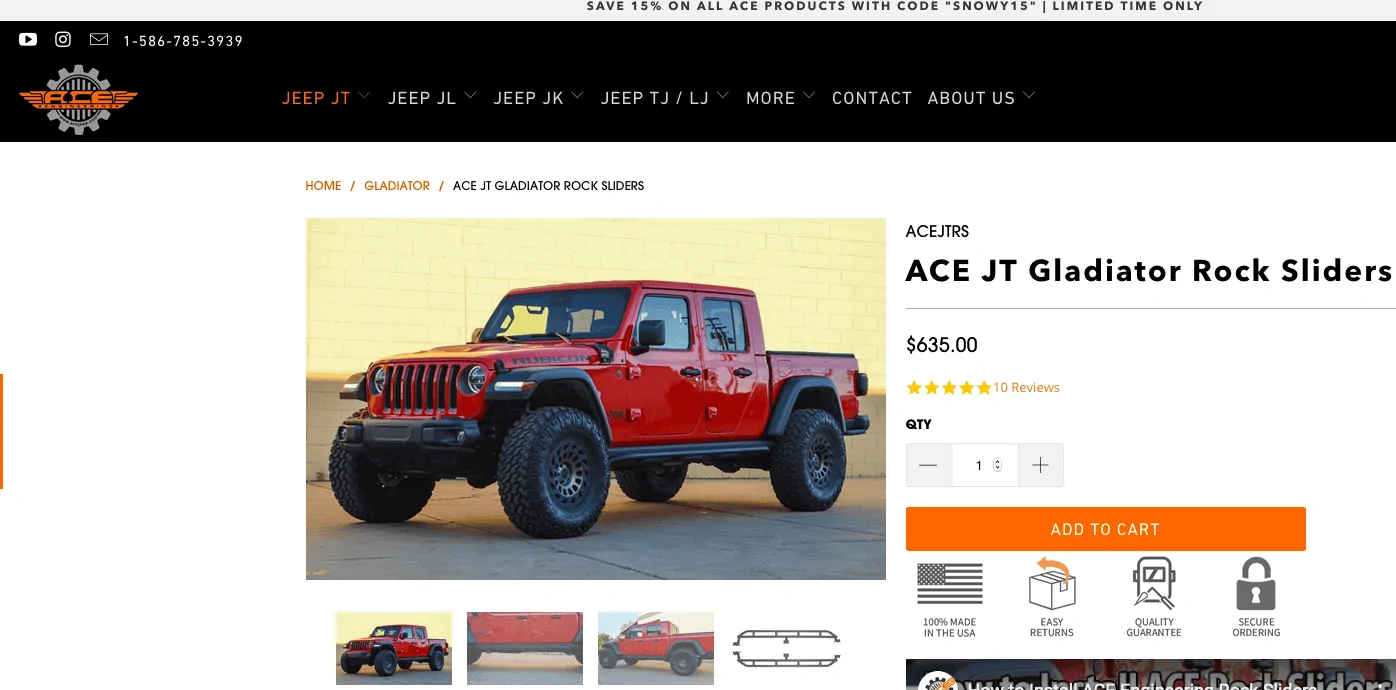Jeep Gladiator JTR Spartacus Build Journal Screen Shot 2020-02-04 at 12.33.51 PM