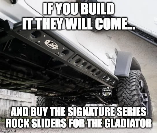 Jeep Gladiator **ALL NEW**  LOD Offroad Armor Lite Rock Sliders - Coming Soon!!! 3o97um