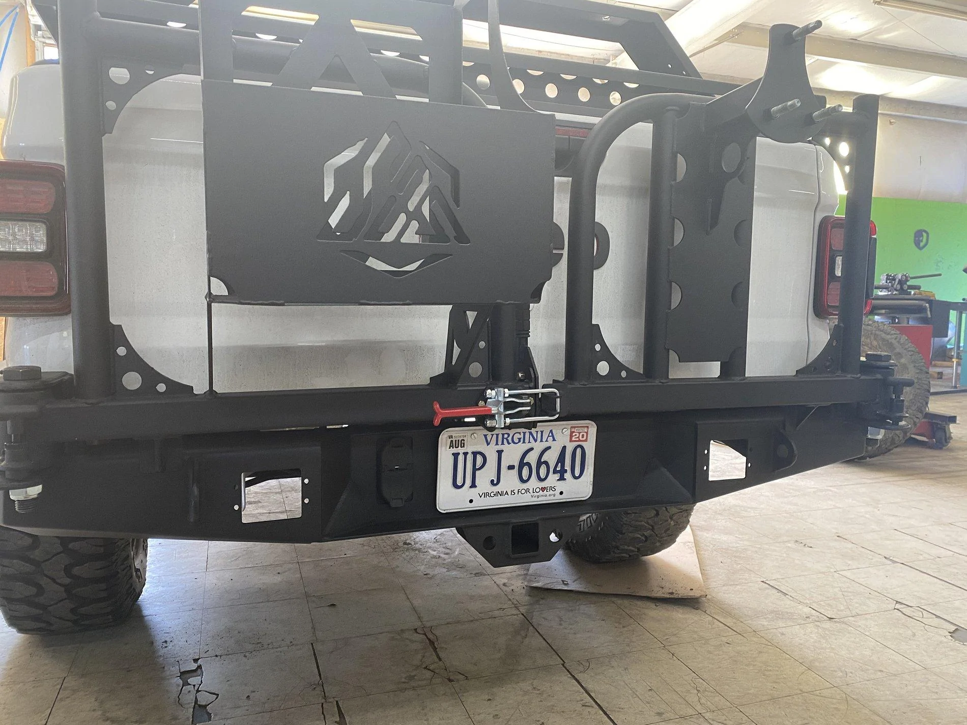 Jeep Gladiator Rear bumper with double swing outs by SOS Offroad Concepts E8FBD02E-6263-491E-A378-F07DF54F8C00