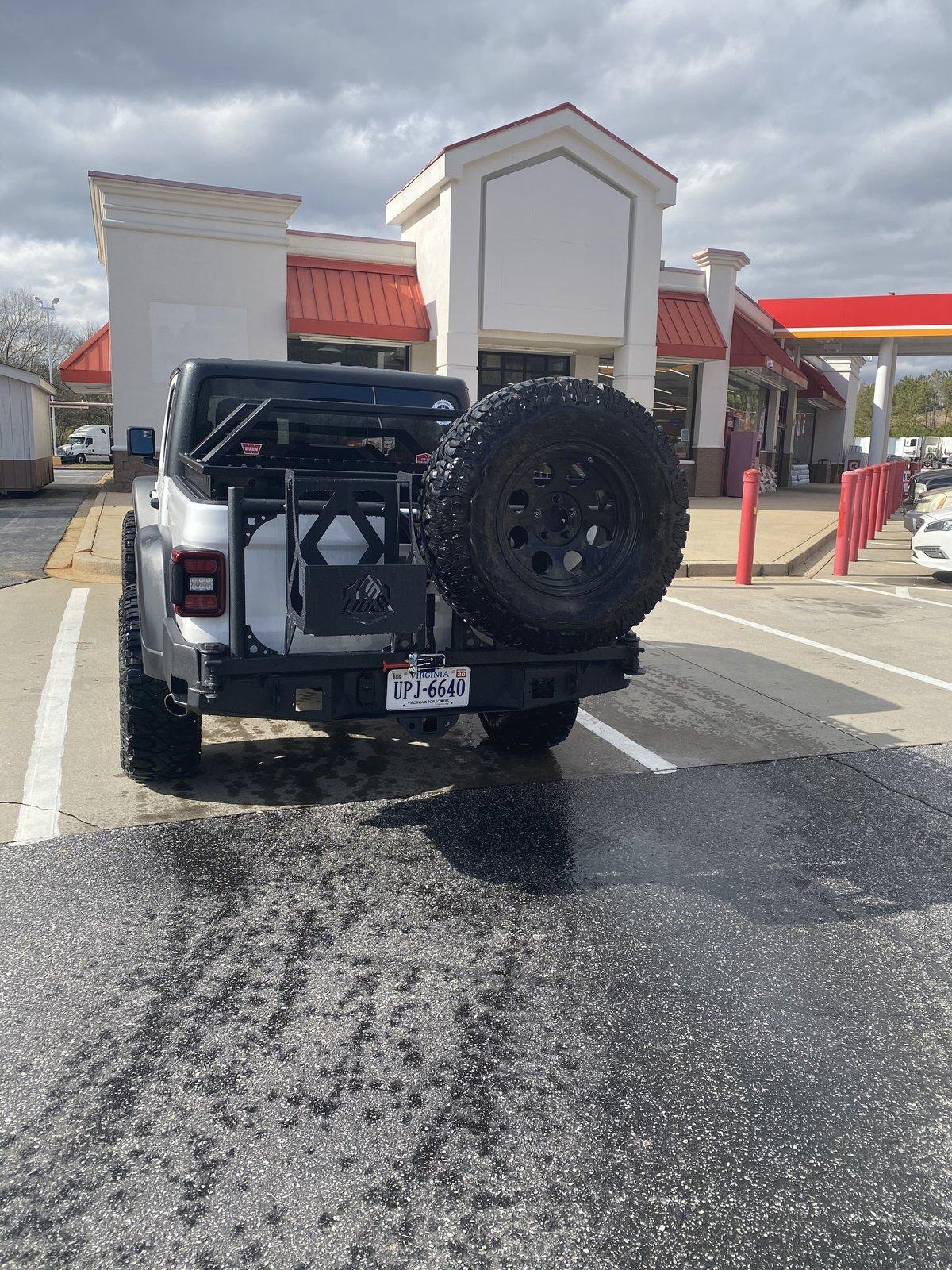 Jeep Gladiator Rear bumper with double swing outs by SOS Offroad Concepts 8115EE88-2133-4F8B-8753-D6D2791D7096