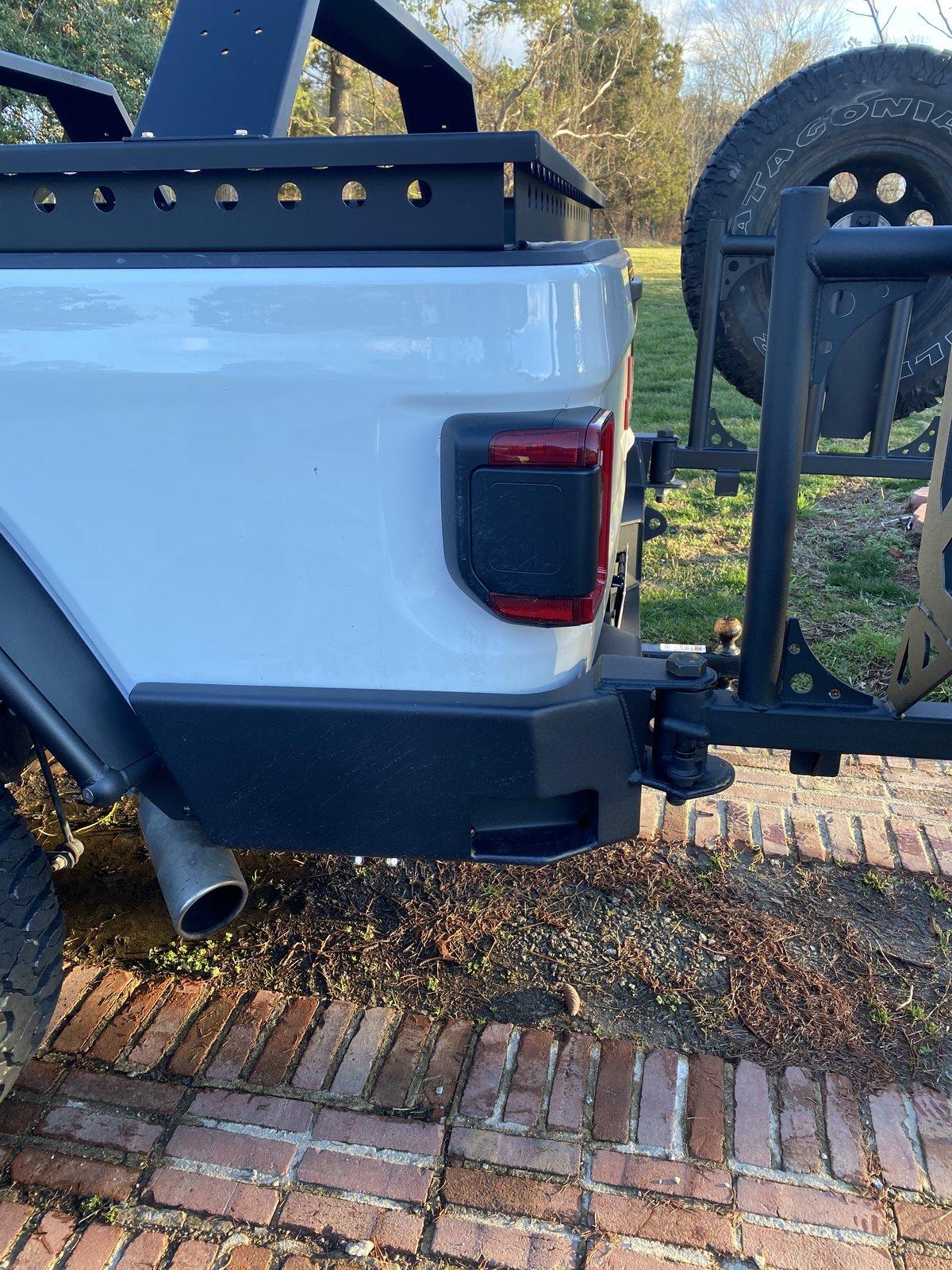 Jeep Gladiator Rear bumper with double swing outs by SOS Offroad Concepts ED375D96-BEE6-4A52-9DF6-BD32ED639EF0