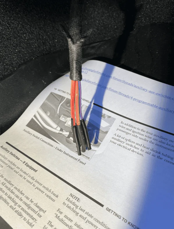 Jeep Gladiator CB Radio & CB Antenna installation in my Jeep Gladiator Screen Shot 2020-02-08 at 6.50.27 AM