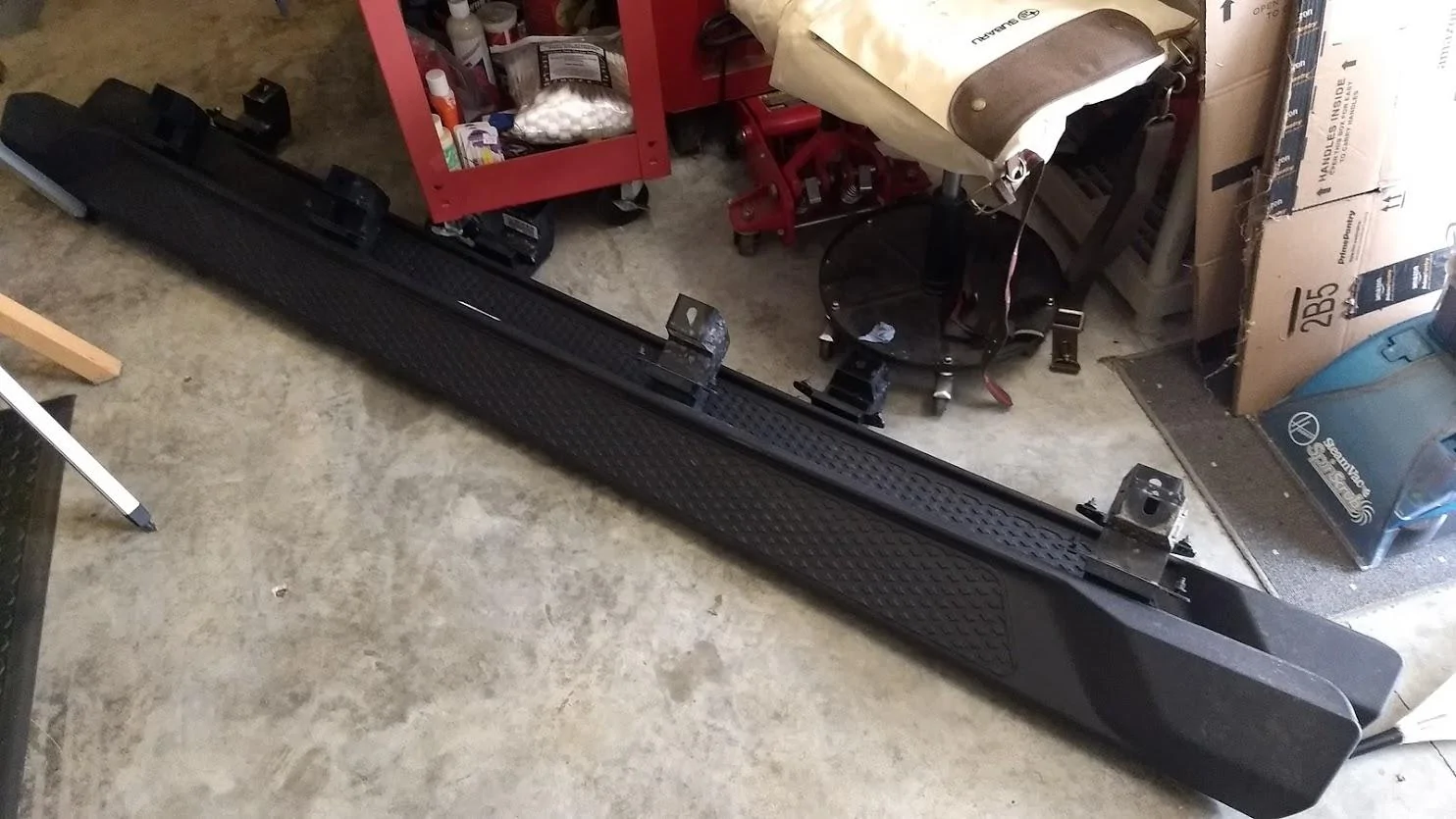 Jeep Gladiator Overland Running Boards running