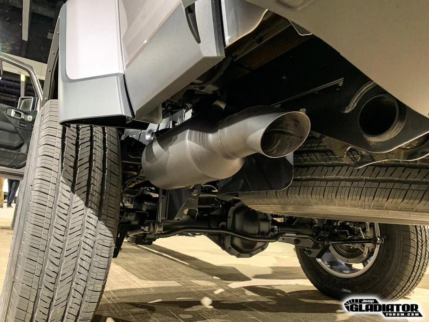 Jeep Gladiator Mopar Accessorized 2020 Jeep Gladiator (in Sting Gray) 2020-Jeep-Gladiator-JT-Exhaust-Tips-2