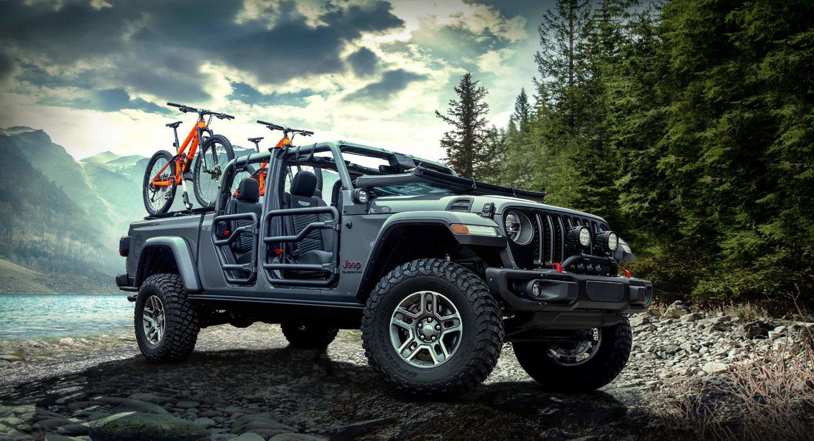 Jeep Gladiator Mopar Accessorized 2020 Jeep Gladiator (in Sting Gray) 6833a0b2-mopar-accessories-for-2020-jeep-gladiator-2