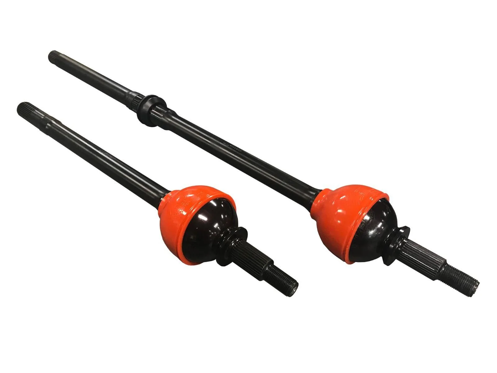 Jeep Gladiator RCV Axles: two piece and one piece versions cvj44-jl-fad