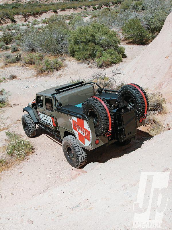 Jeep Gladiator Inspiration?  Discount Tire's RESQ1 2007-jeep-wrangler-unlimited-discount-tire-resq1-rear-three-quarter