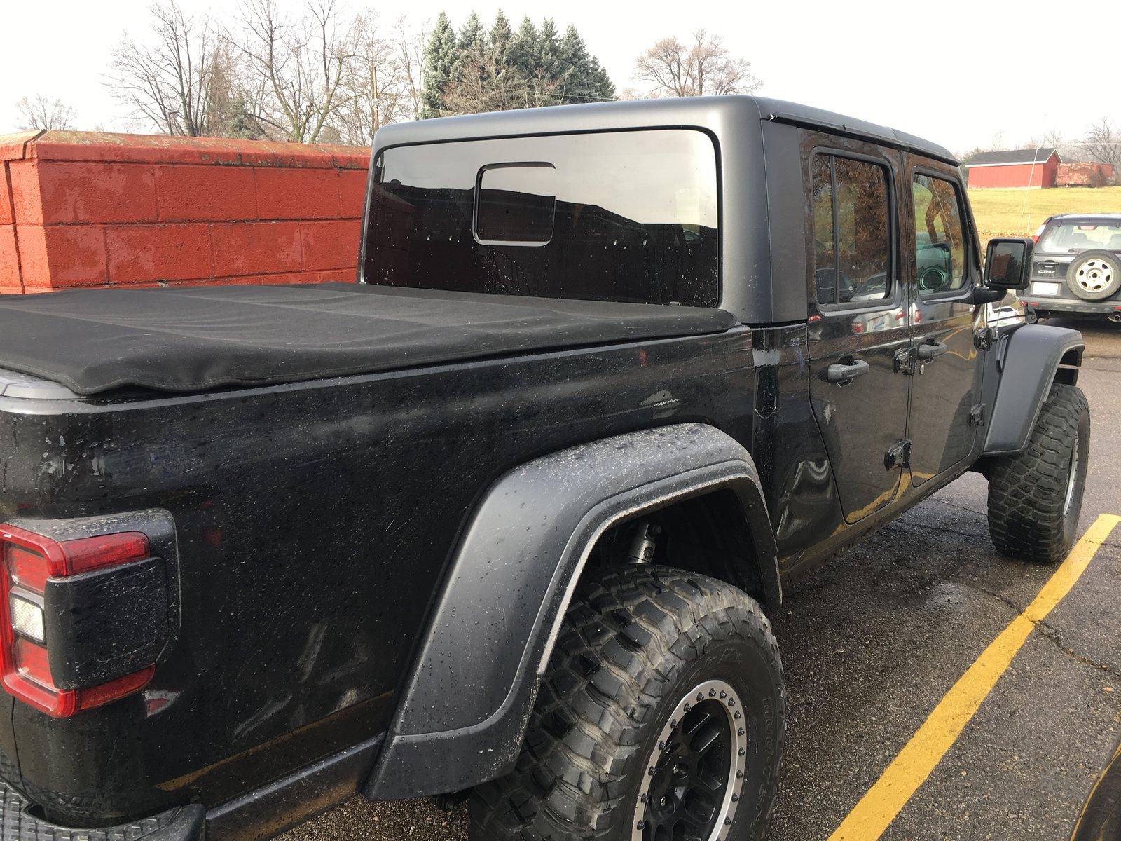 Jeep Gladiator Gladiator Spotted in Novi, Michigan possibly with Mopar lift, beadlock wheels and 37" tires img_1804-
