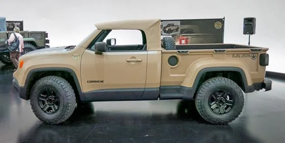 Jeep Gladiator Scrambler (JT) 2 door/Extended cab Jeep Pickup Concept 2