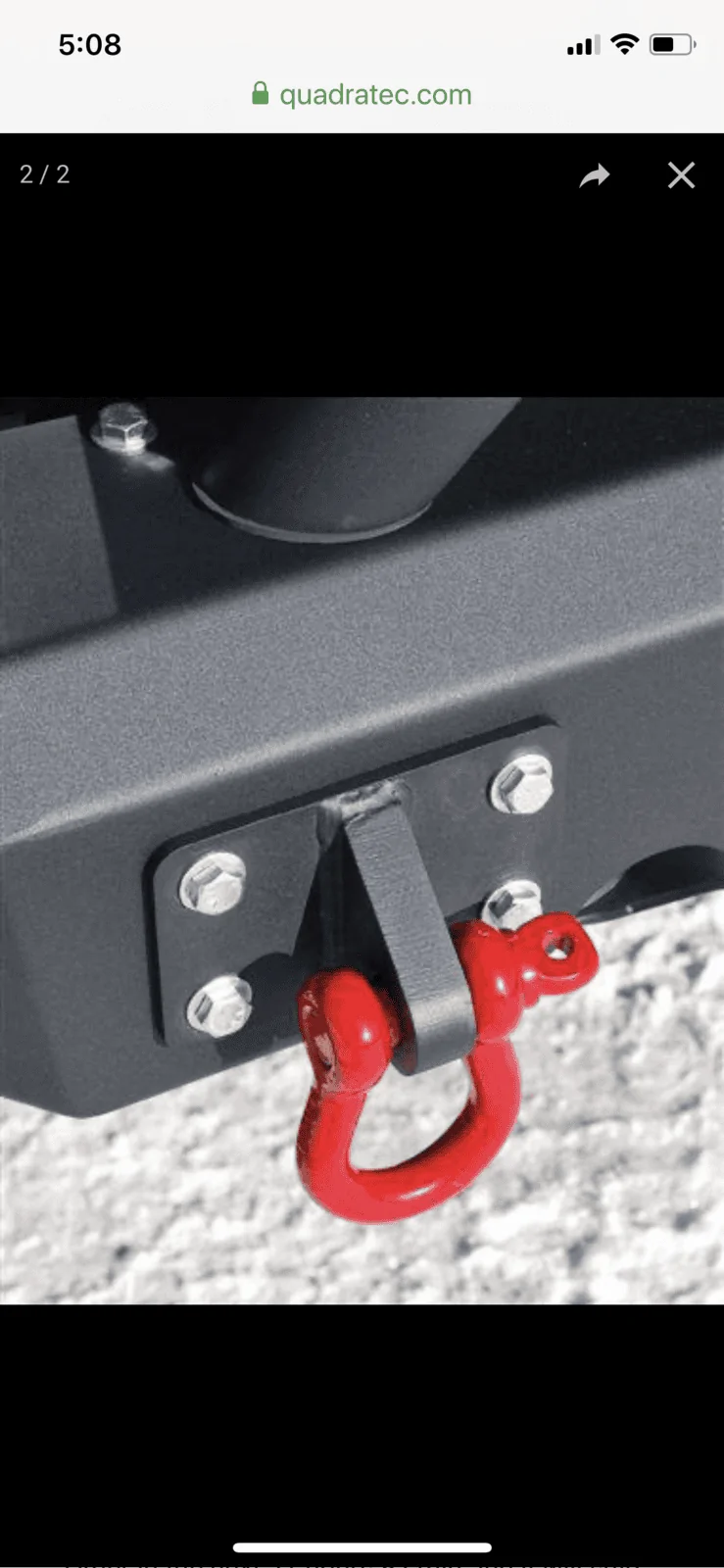 Jeep Gladiator Replacement for rear two hooks? C102082C-2E8F-4D6D-9EDA-ED45955AB25A