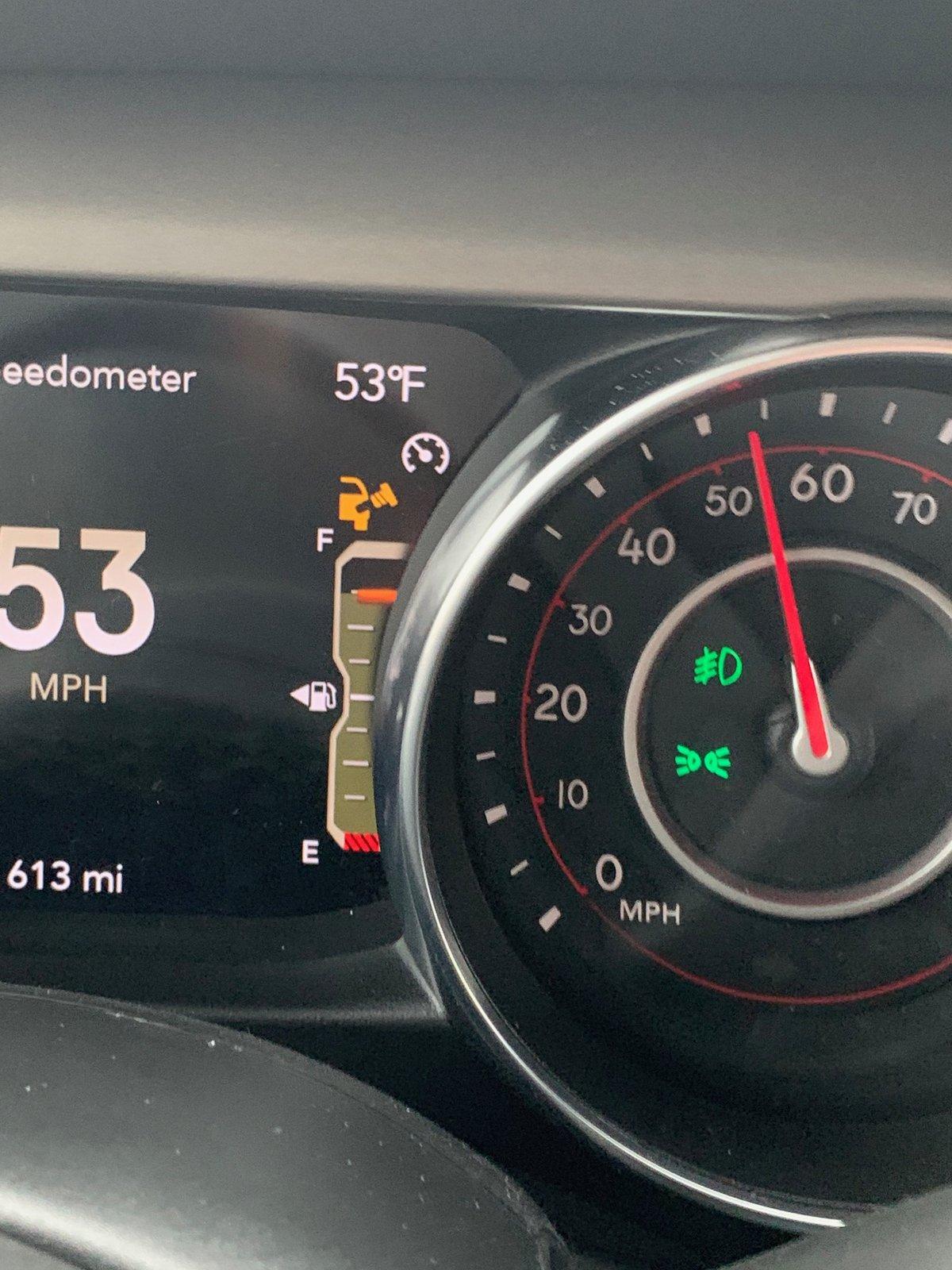 Jeep Gladiator Dash light question image0