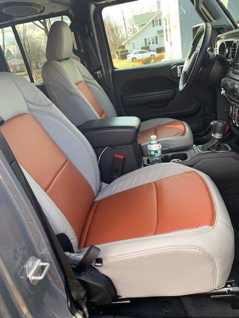 Jeep Gladiator All things Katzkin Jeep front seat