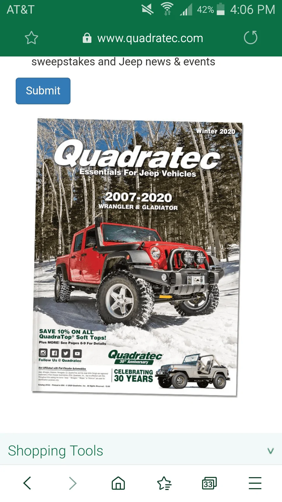 Jeep Gladiator New Quadratec Catalog Cover Screenshot_2020-02-11-16-06-02