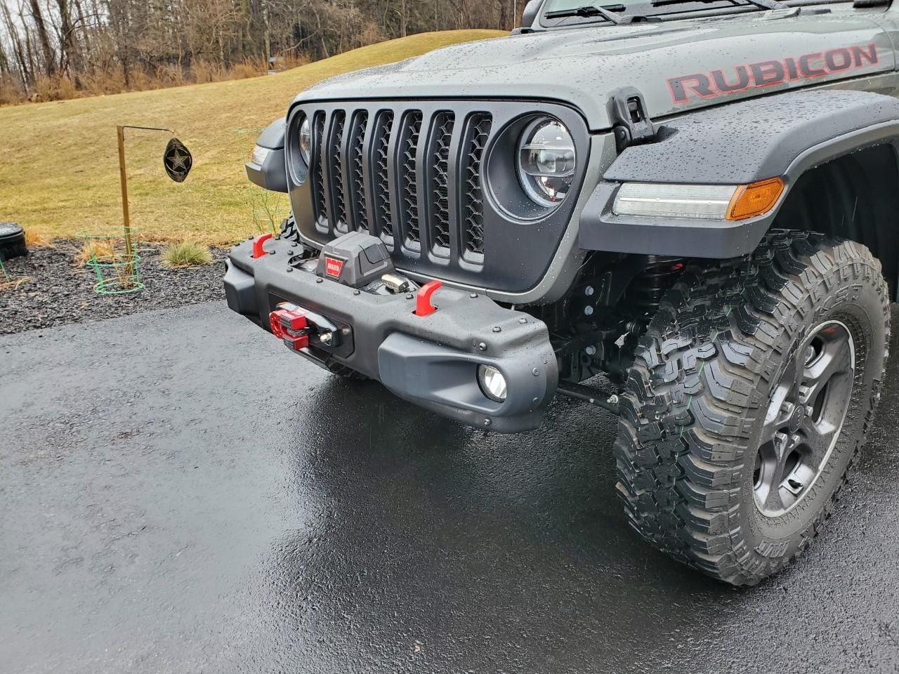 Jeep Gladiator Harold's Sting Gray JTR Build winch13