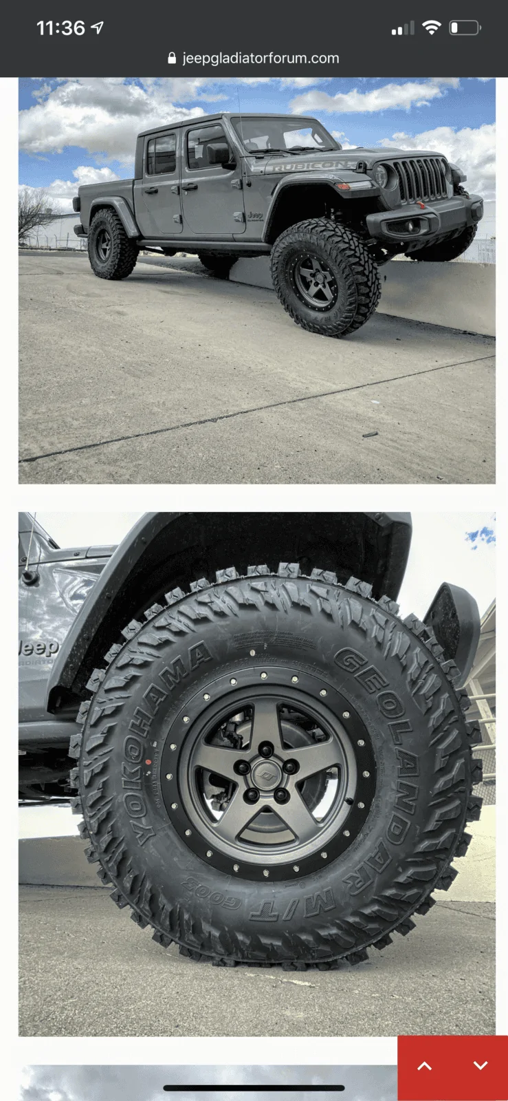 Jeep Gladiator Lee stock rubicon wheels/tires or?!?! 99A79257-6C4E-46D5-9599-254B739F8F42