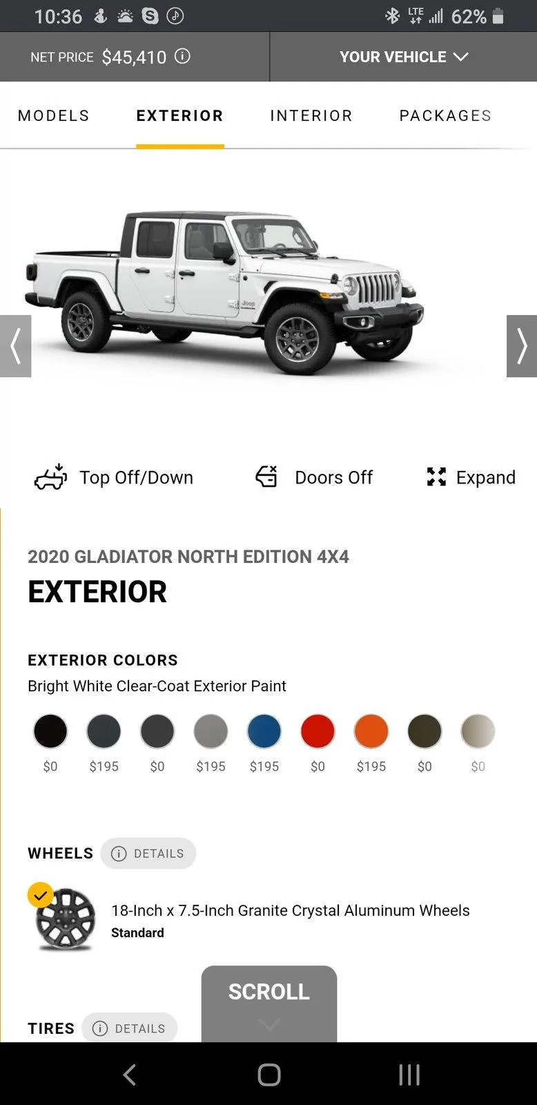 Jeep Gladiator Gladiator North Edition: Screenshot_20200214-103639_Chrom