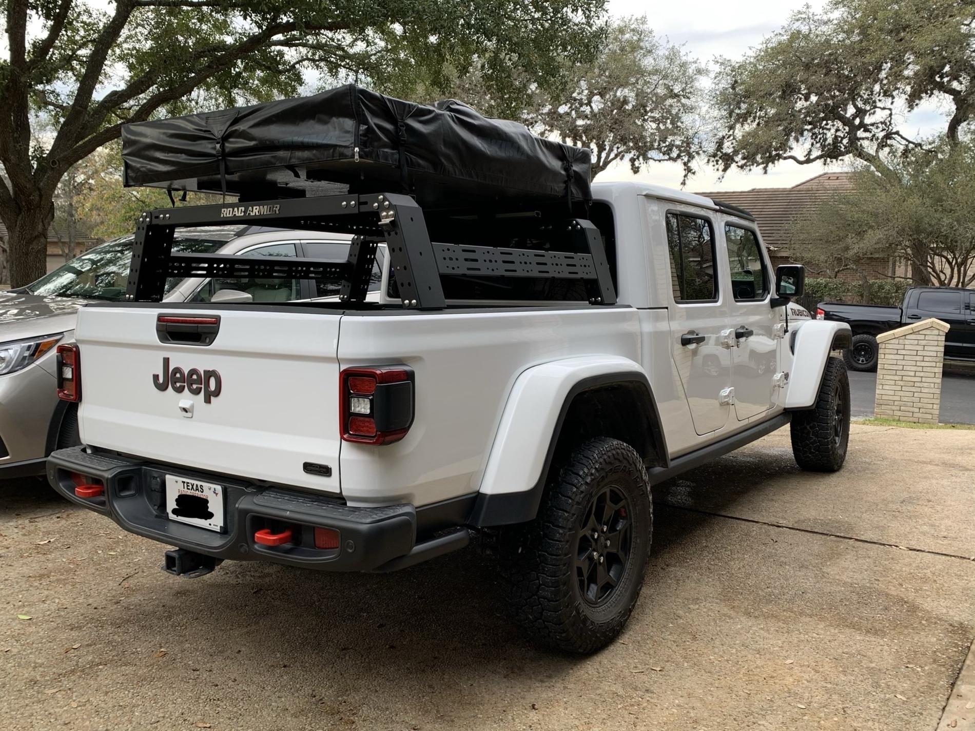Jeep Gladiator Bed Rack and Roof Top Tents w2RV4Pv