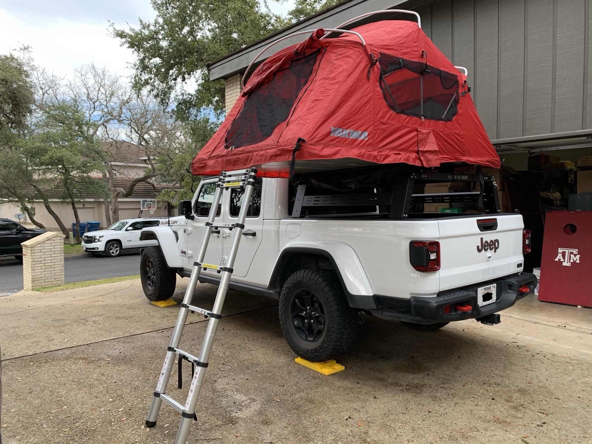 Jeep Gladiator Bed Rack and Roof Top Tents urUE0J