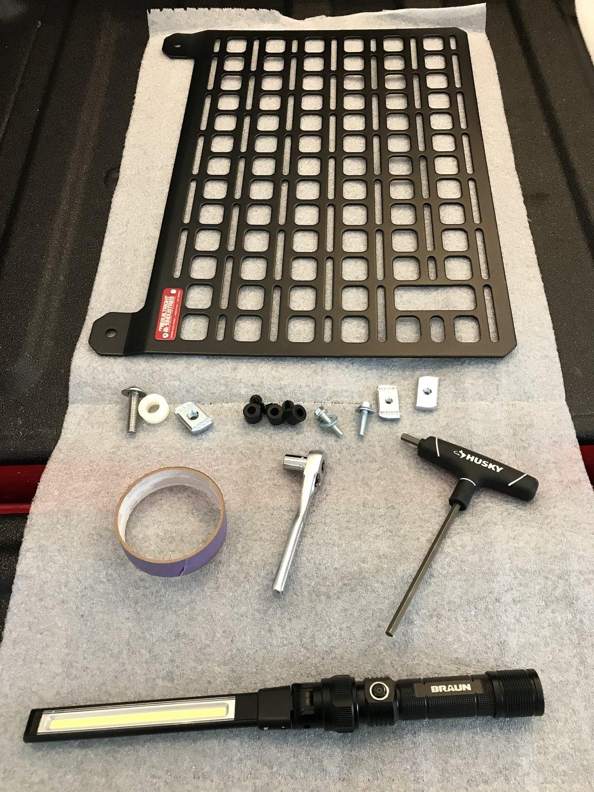 Jeep Gladiator Built Right Bedside Molle Panels Installed 54ACDEF4-A820-42D4-8D87-9498D1F87D10