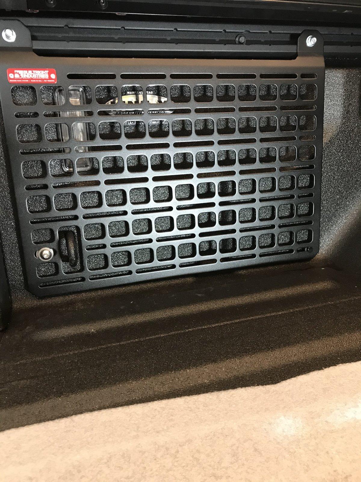 Jeep Gladiator Built Right Bedside Molle Panels Installed AD4EBA02-6CFF-4DDC-A38D-6D31171C094E