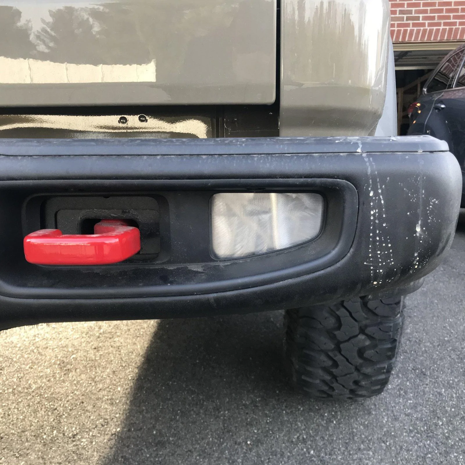 Jeep Gladiator Flush mount lights rear bumper IMG_0524