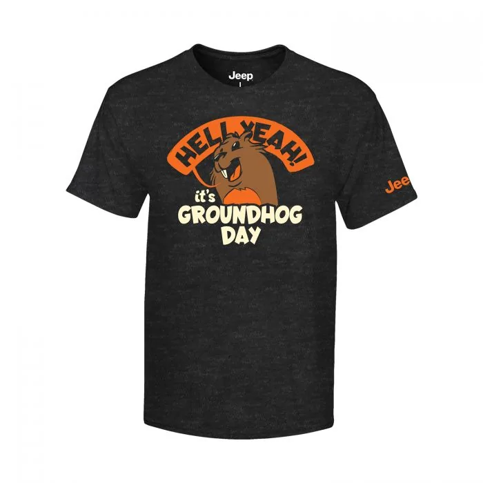 Jeep Gladiator Jeep "Groundhog Day" Superbowl Commercial! [Updated With Extended Directors Cut] jeep-mens-groundhog-day-t-shirt-14tl4