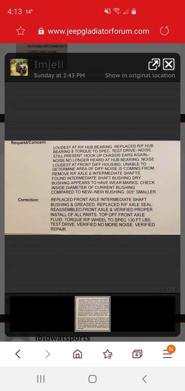 Jeep Gladiator Anyone else have issues with their Gladiator Transfer Case? Screenshot_20200220-161300_Samsung Internet