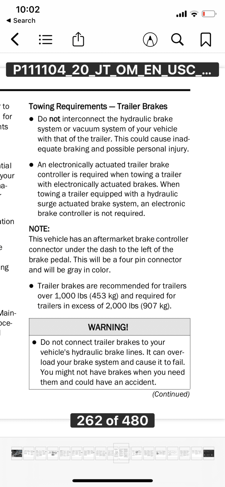 Jeep Gladiator Finally available! > 2020 Jeep Gladiator Accessories - Trailer Brake Controller - 82215652 A89976ED-16CA-4810-8FA3-69733D2F61C1